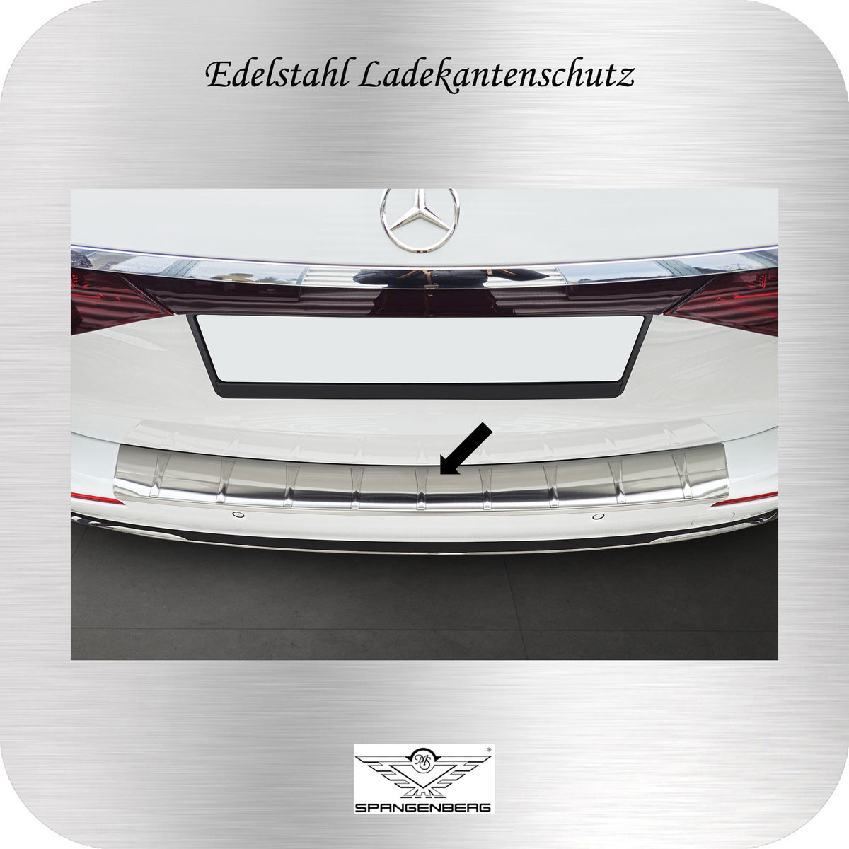 Ladekantenschutz Edelstahl silber Mercedes E-Klasse T-Modell S214 06.23- 3235595c