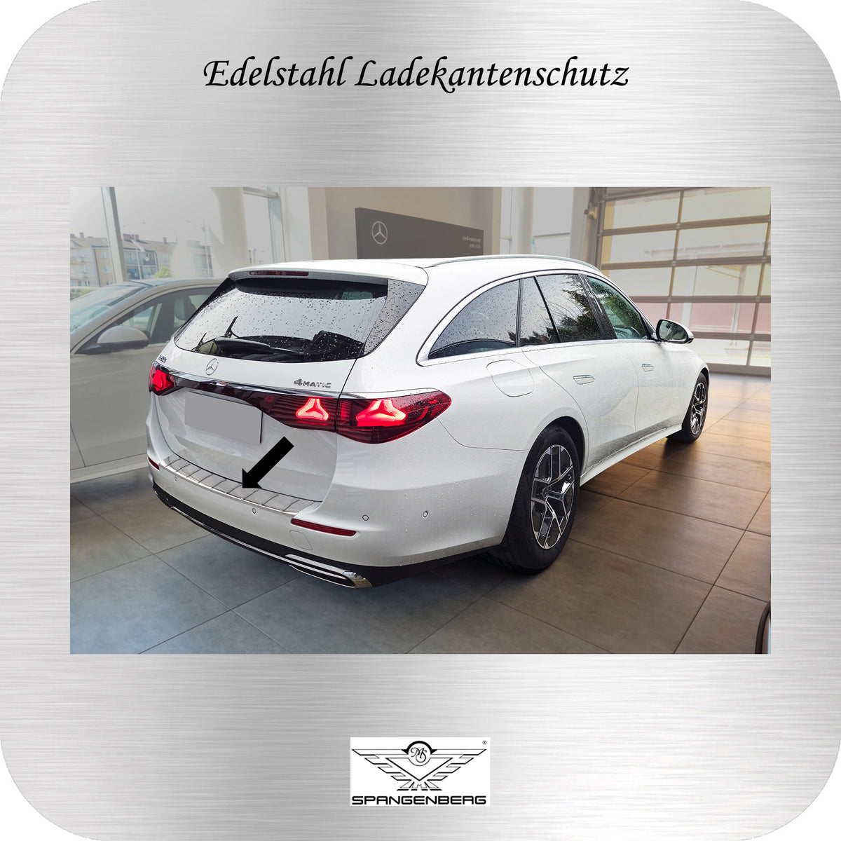 Ladekantenschutz Edelstahl silber Mercedes E-Klasse T-Modell S214 06.23- 3235595g