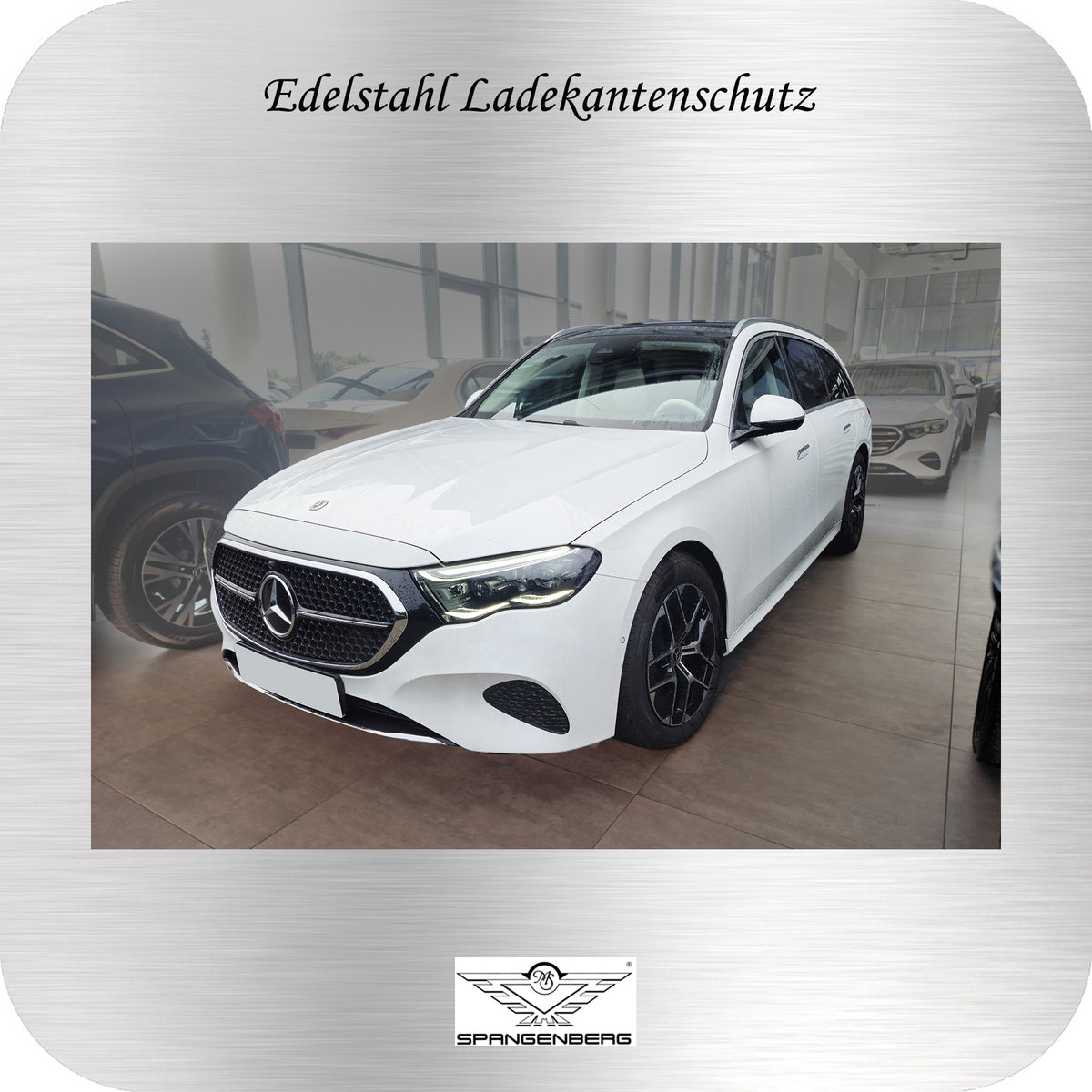 Ladekantenschutz Edelstahl silber Mercedes E-Klasse T-Modell S214 06.23- 3235595h