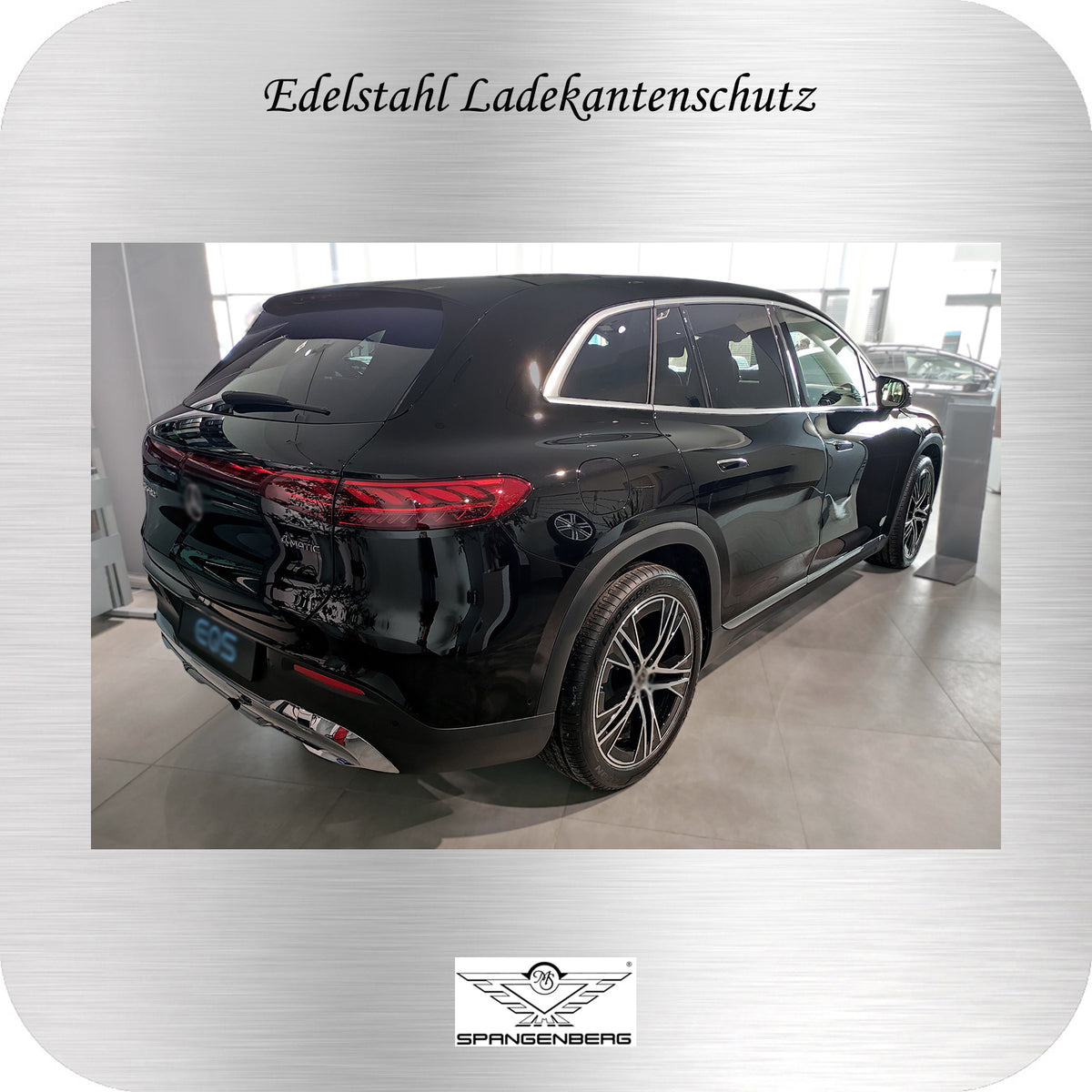 Ladekantenschutz Edelstahl für Mercedes EQS SUV Typ X296 ab Bj. 12.2022- 3235615 f