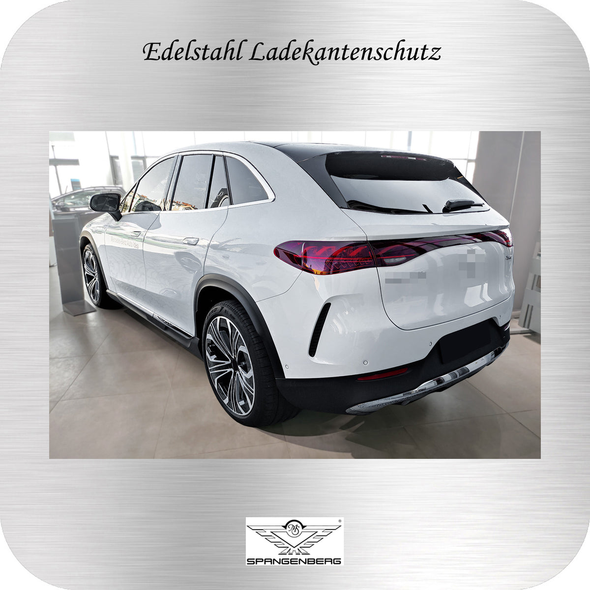 Ladekantenschutz Edelstahl silber für Mercedes EQE SUV X294 ab 12.2022- 3235618f