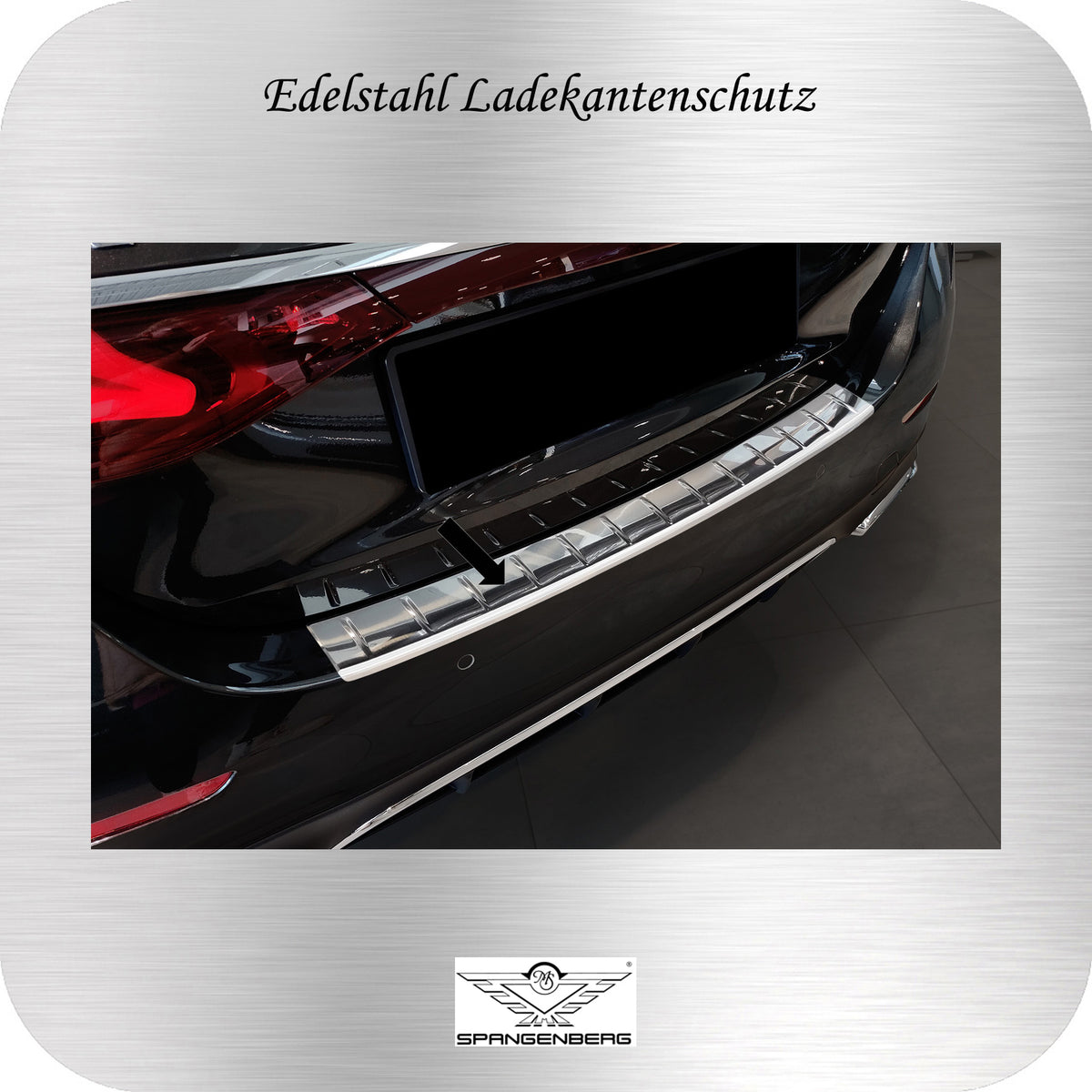 Ladekantenschutz Edelstahl silber für Mercedes E-Klasse Limo W214 04.23- 3235619 a