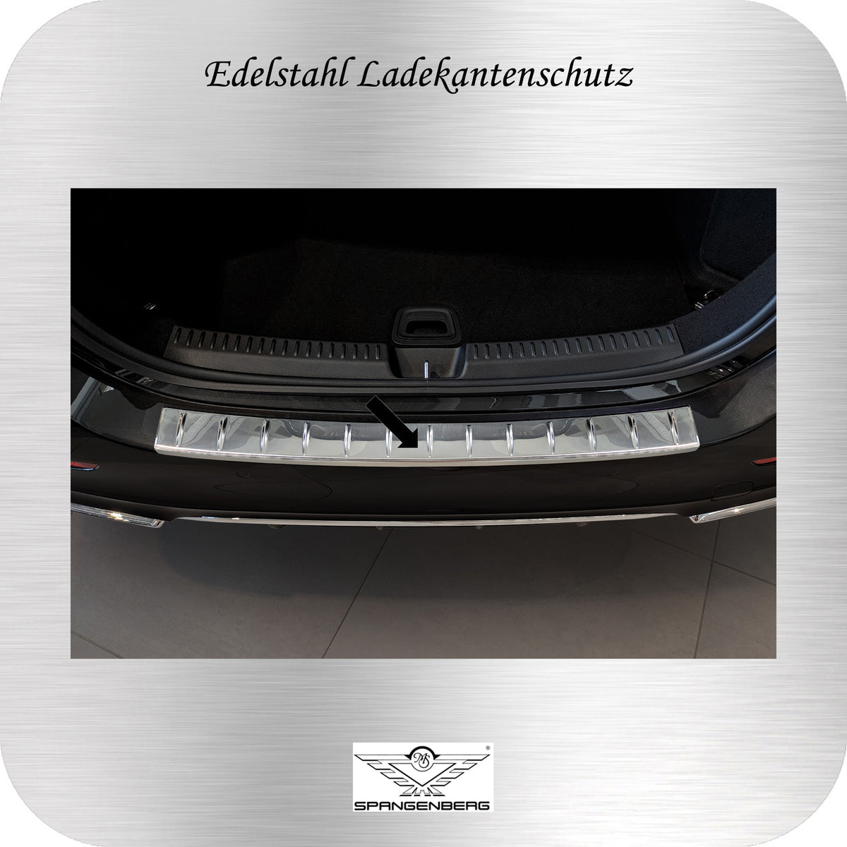 Ladekantenschutz Edelstahl silber für Mercedes E-Klasse Limo W214 04.23- 3235619 d