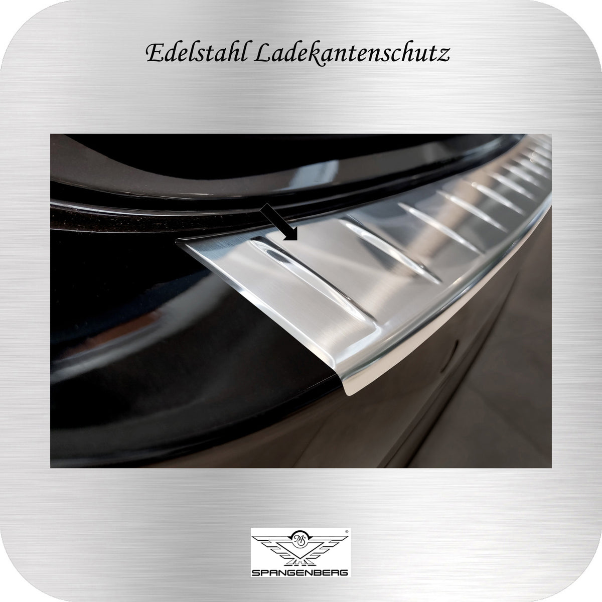 Ladekantenschutz Edelstahl silber für Mercedes E-Klasse Limo W214 04.23- 3235619 e