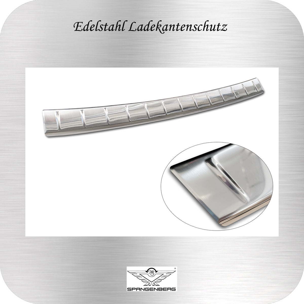 Ladekantenschutz Edelstahl silber für Mercedes E-Klasse Limo W214 04.23- 3235619 f
