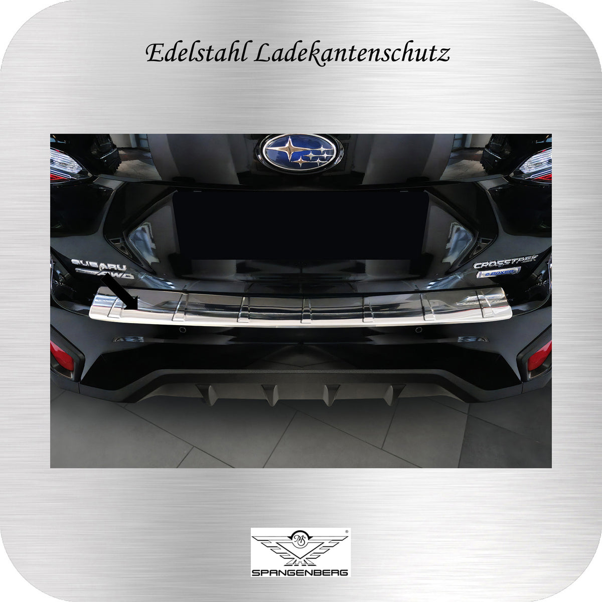 Ladekantenschutz Edelstahl silber für Subaru Crosstrek III ab 01.2024- 3235641c