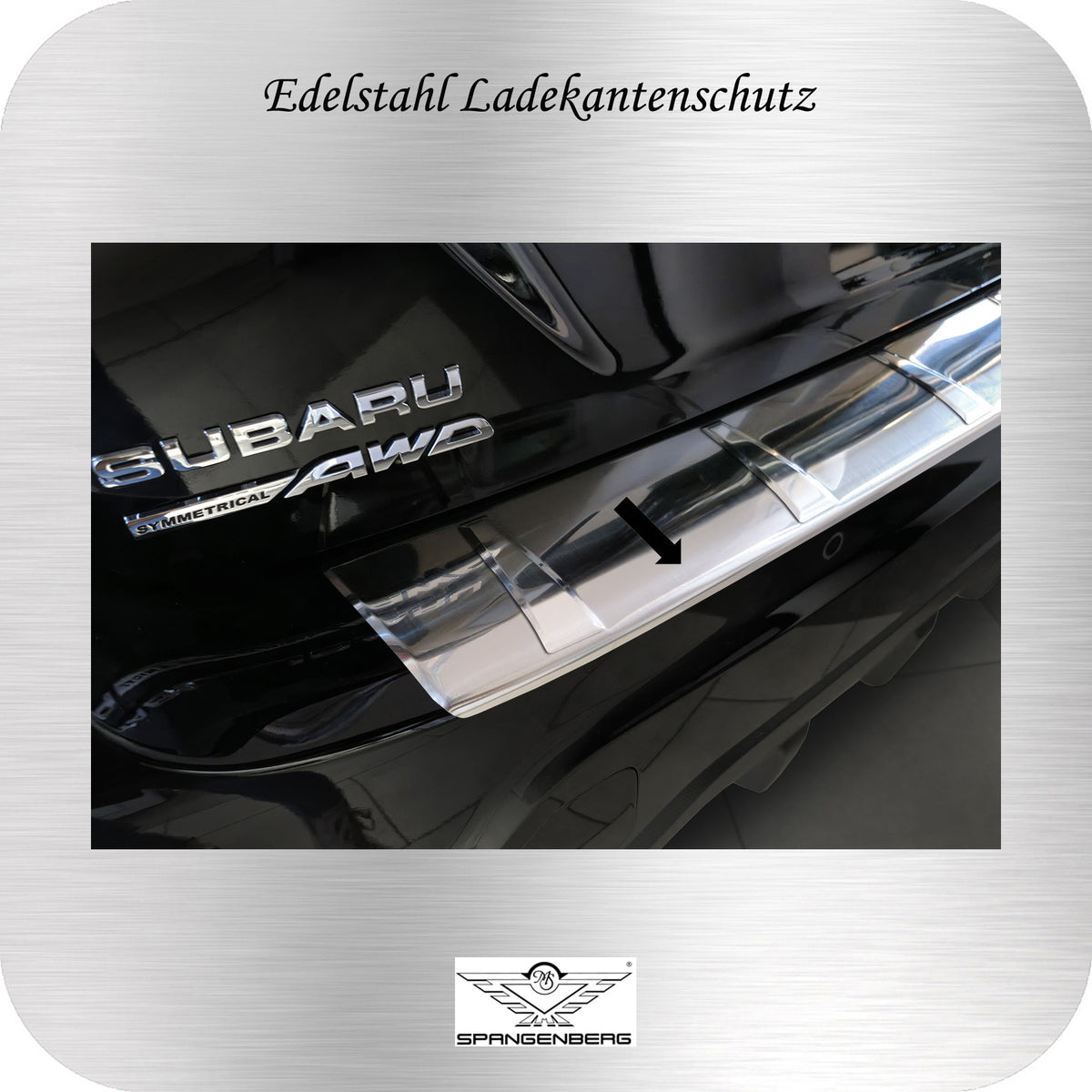 Ladekantenschutz Edelstahl silber für Subaru Crosstrek III ab 01.2024- 3235641d