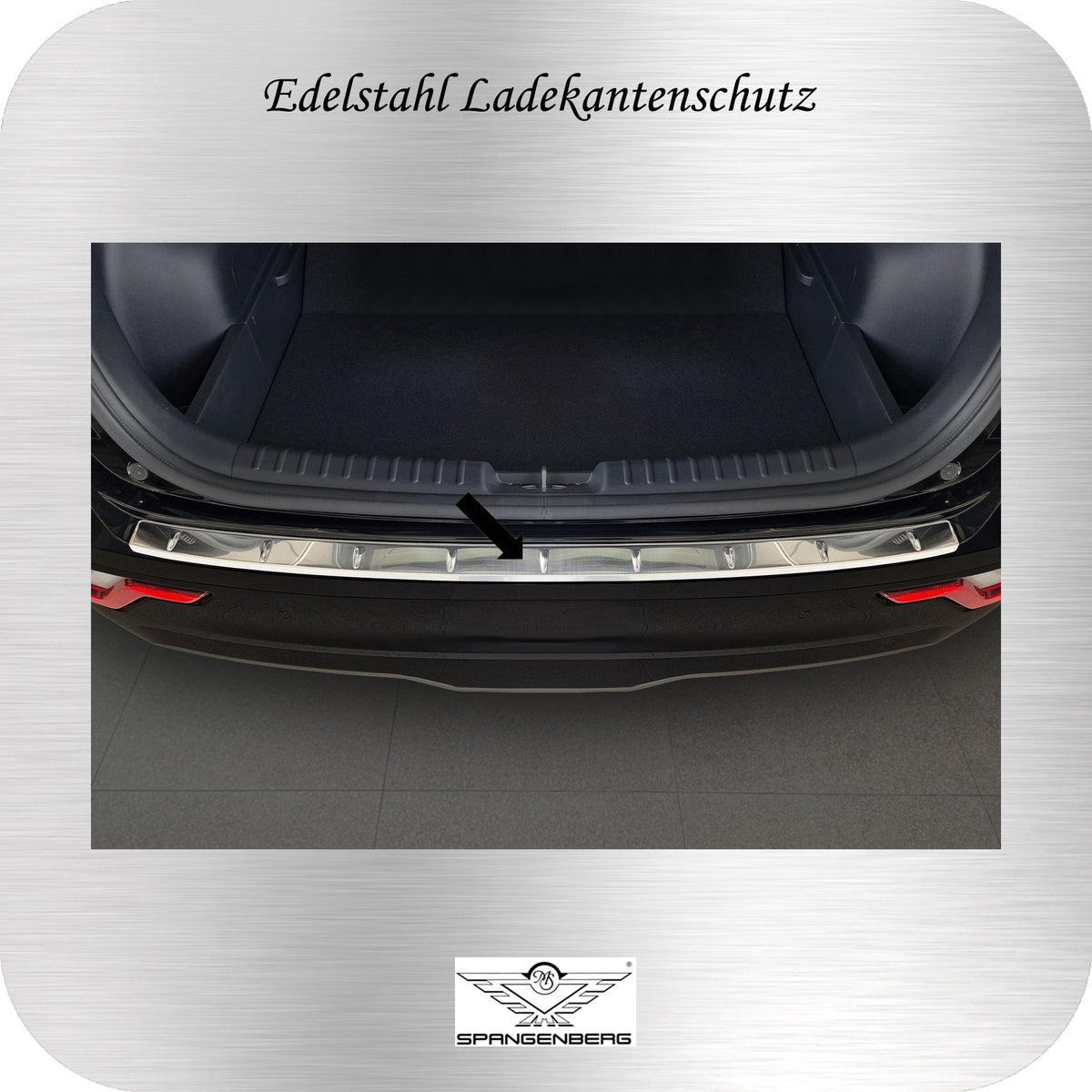 Ladekantenschutz Edelstahl silber für Kia Niro II Typ SG2 ab 06.2022- 3235642b