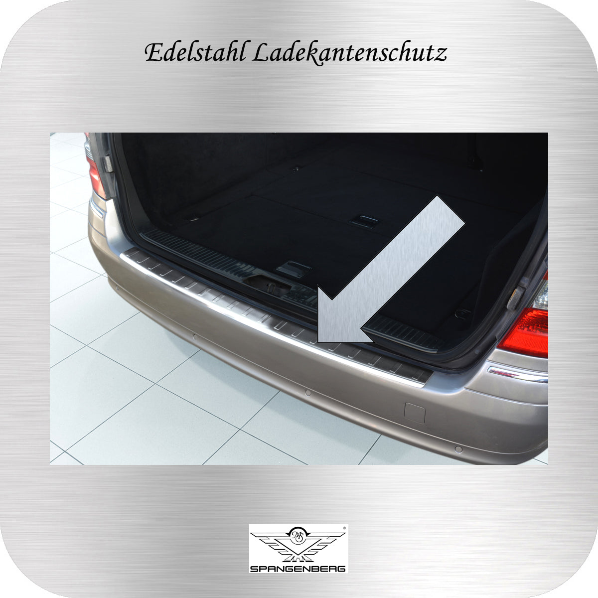 Ladekantenschutz Edelstahl Mercedes Benz E-Klasse S211 T-Modell Kombi Baujahre 03.2003-07.2009 T-Model 3235668