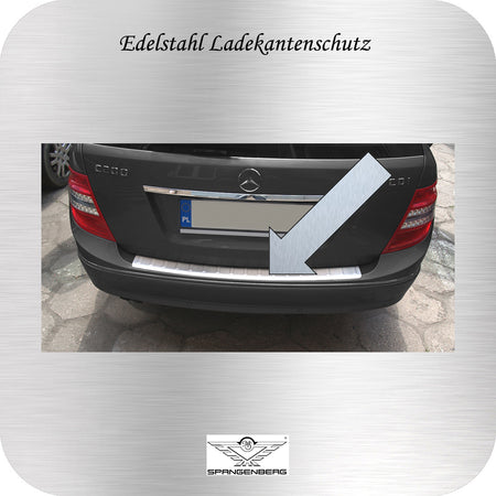 Ladekantenschutz Edelstahl Mercedes Benz C-Klasse S204 T-Modell Kombi vor facelift Baujahre 10.2007-02.2011 S 204 T-Model 3235672