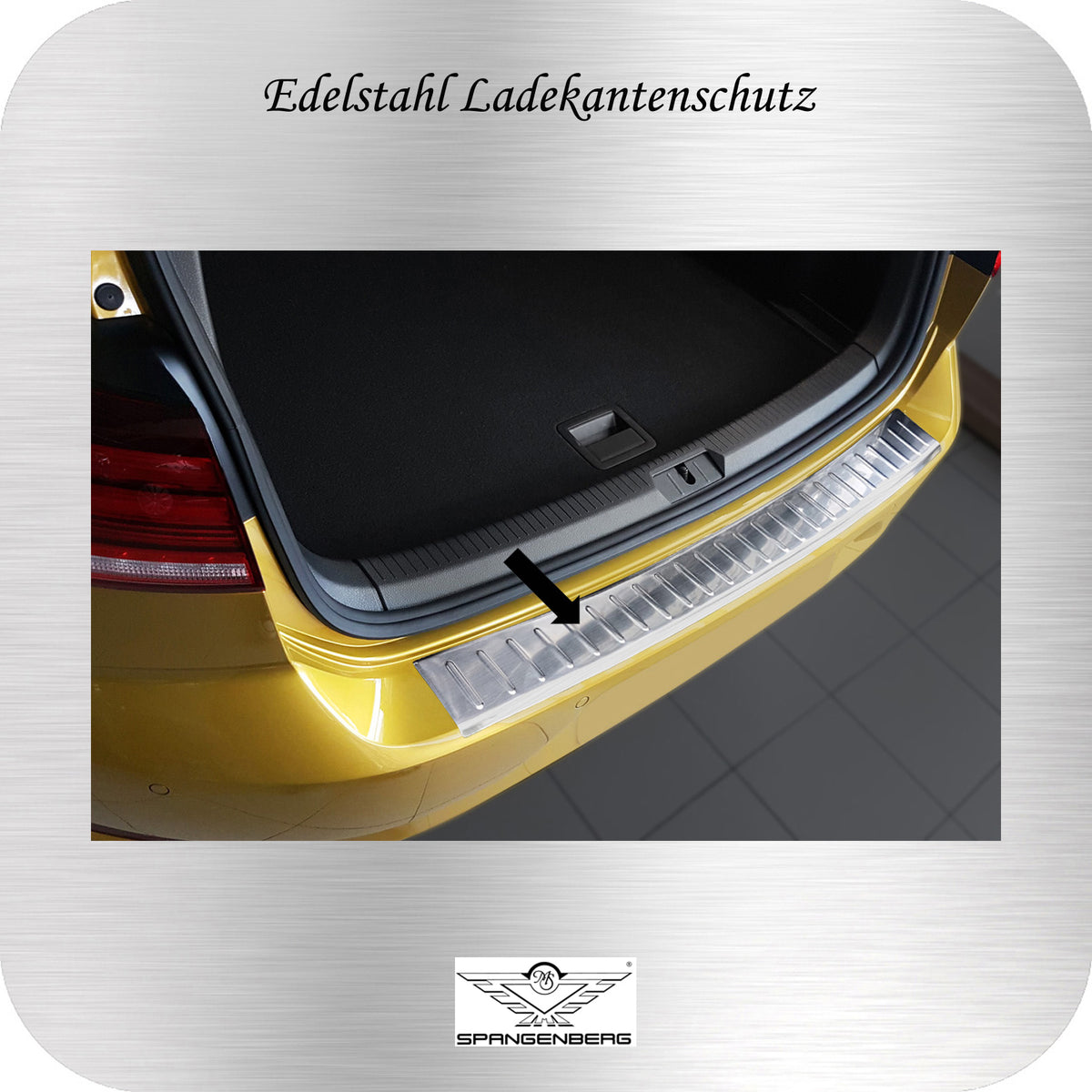Ladekantenschutz Edelstahl Volkswagen VW Golf VII Schrägheck 5-Türer ab Baujahr 08.2012- 3235679 a