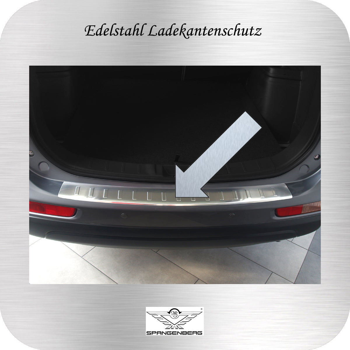 Ladekantenschutz Edelstahl Mitsubishi Outlander III vor facelift 08.2012-2015 3235760