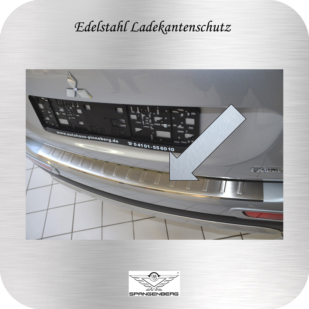 Ladekantenschutz Edelstahl Mitsubishi Outlander III vor facelift 08.2012-2015 3235760