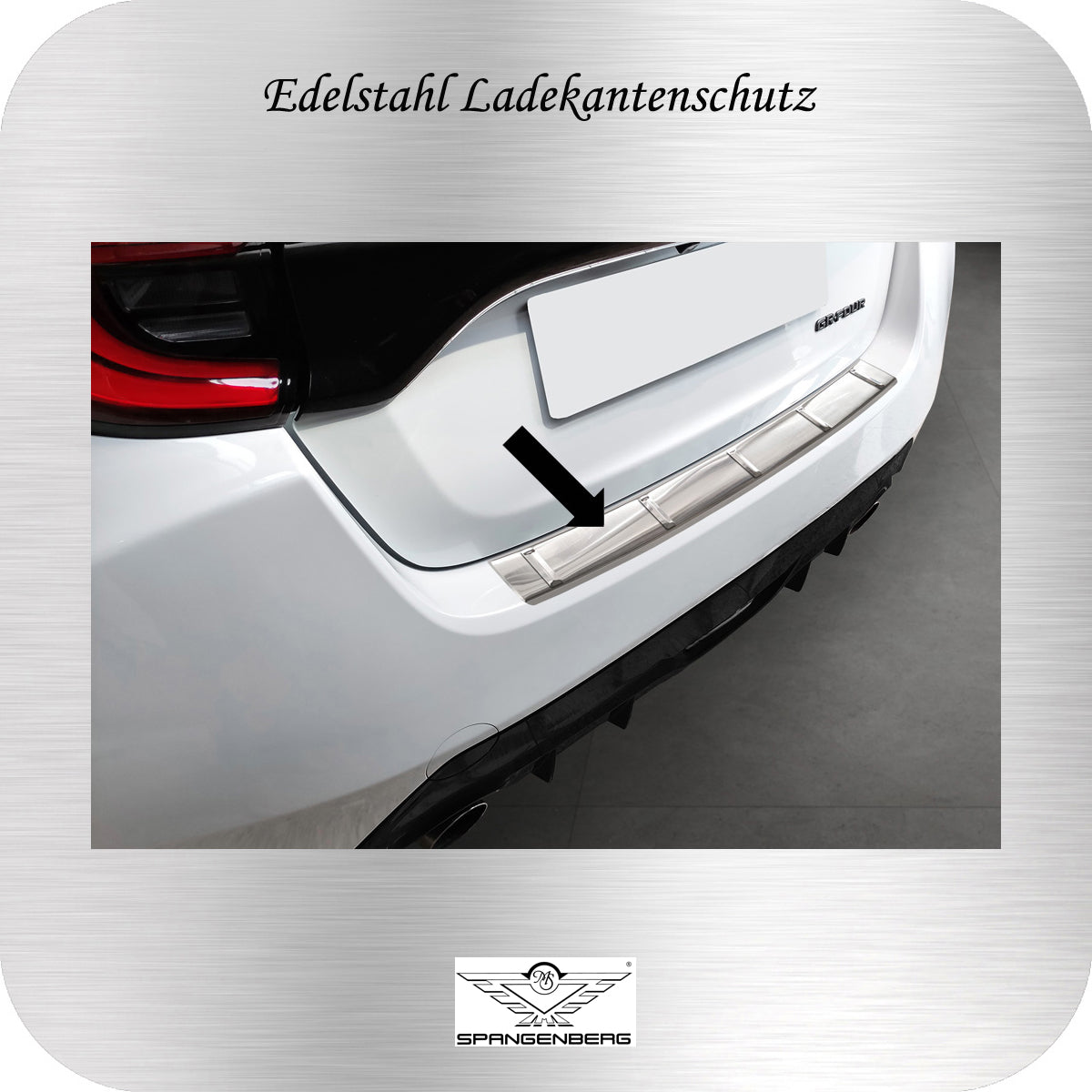 Ladekantenschutz Edelstahl für Toyota Yaris GR IV 5-Türer ab Bj 06.2020- 3235768 b
