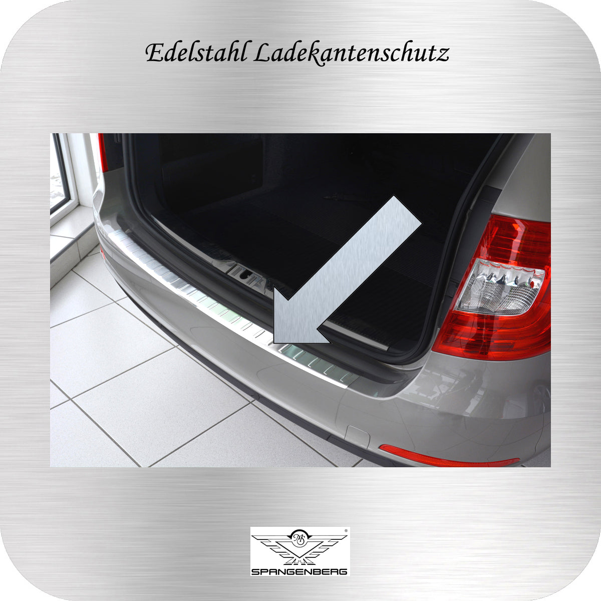 Ladekantenschutz Edelstahl Skoda Superb II Kombi ab facelift Baujahr 06.2013- 3235774
