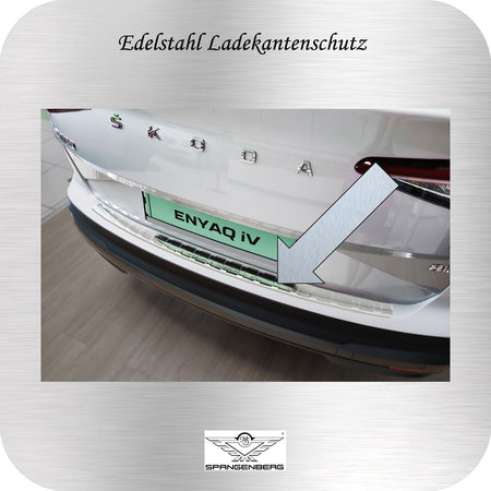 Ladekantenschutz Edelstahl für Skoda Enyaq iV ab Baujahr 04.2021- 3235787 b