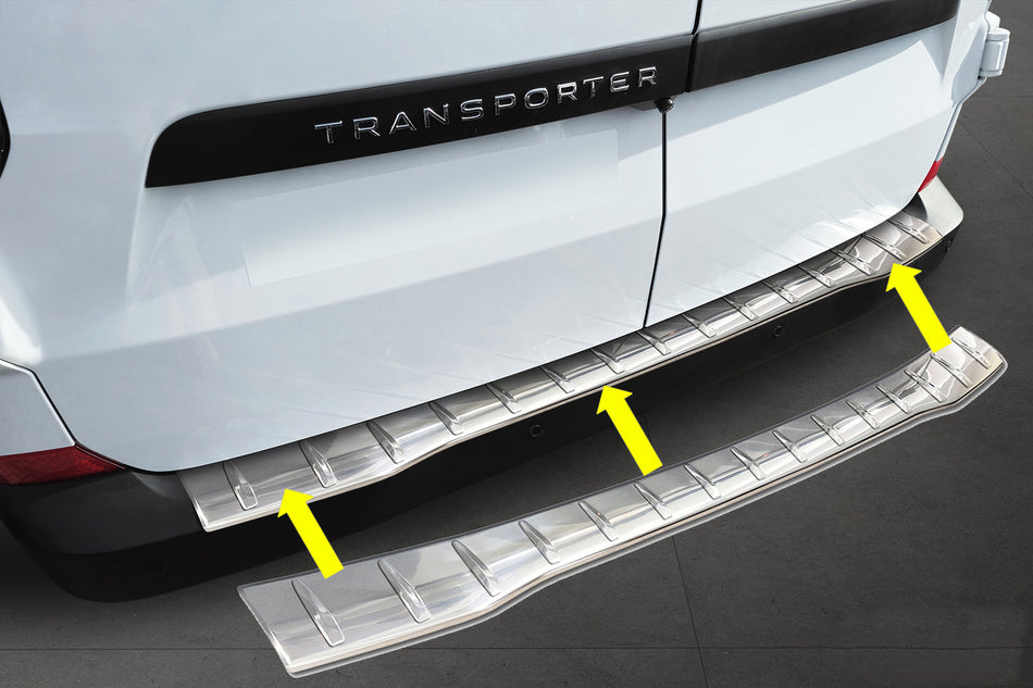 Ladekantenschutz Edelstahl silber für VW T7 Transporter ab Bj. 02.2025- 3235792a