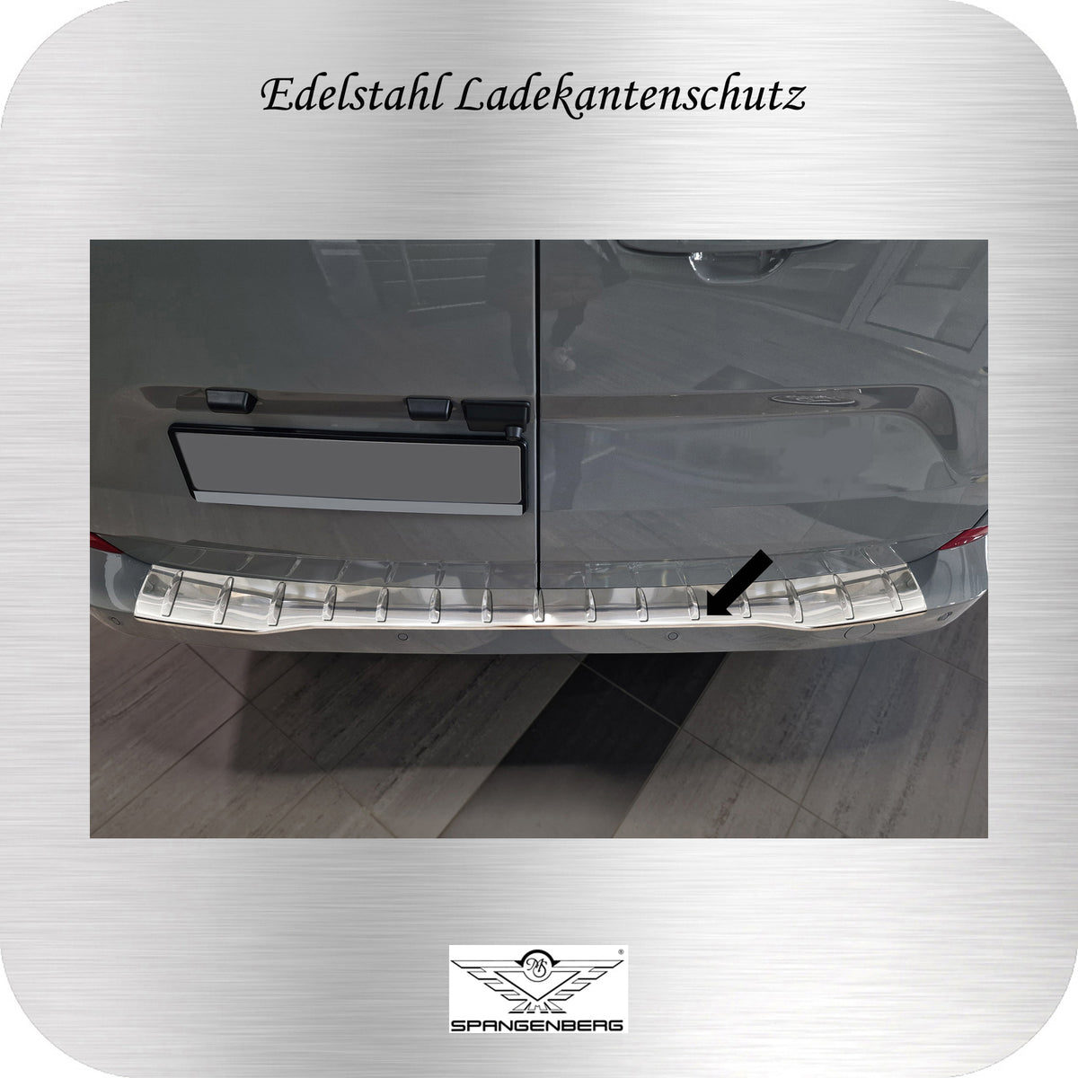 Ladekantenschutz Edelstahl silber Ford Transit/Tourneo Custom II 9.2023- 3235792 b