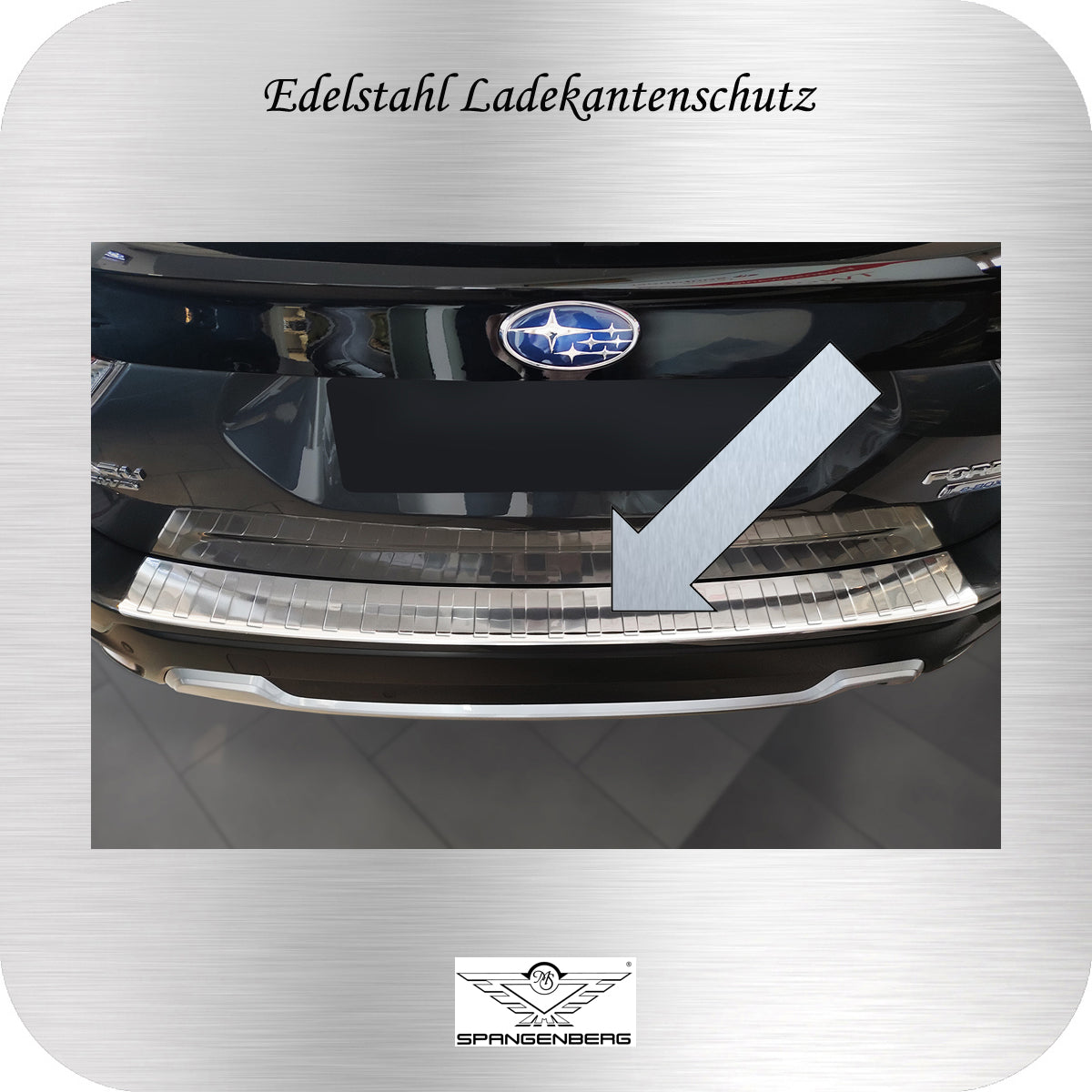Ladekantenschutz Edelstahl für Subaru Forester V 5. Gen. SK ab 05.2019- 3235804 b
