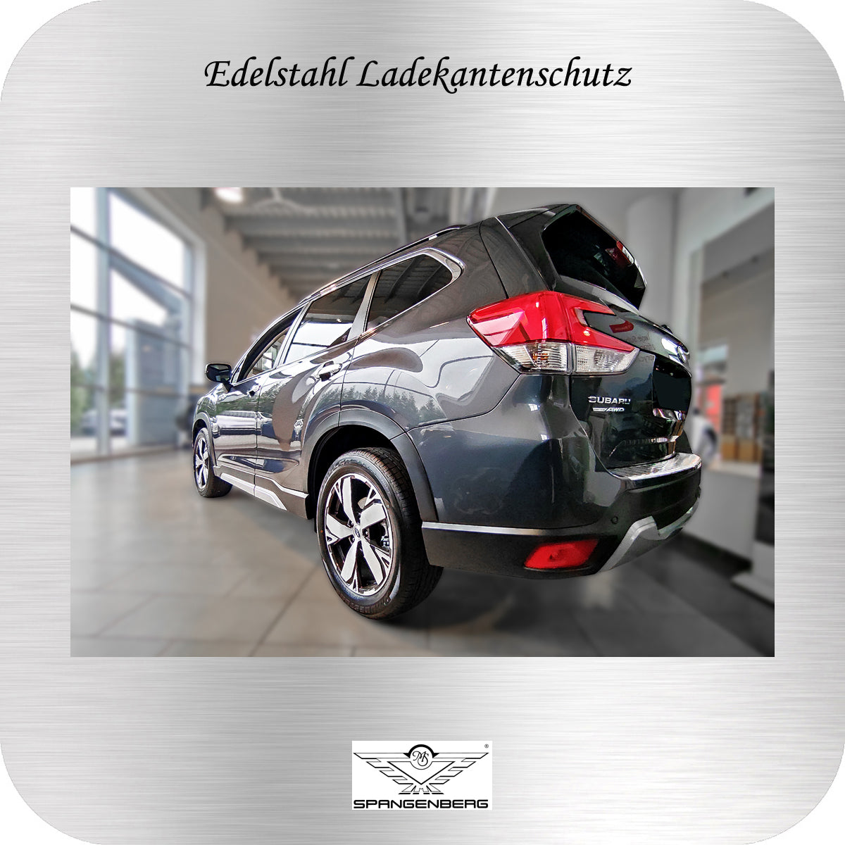 Ladekantenschutz Edelstahl für Subaru Forester V 5. Gen. SK ab 05.2019- 3235804 f