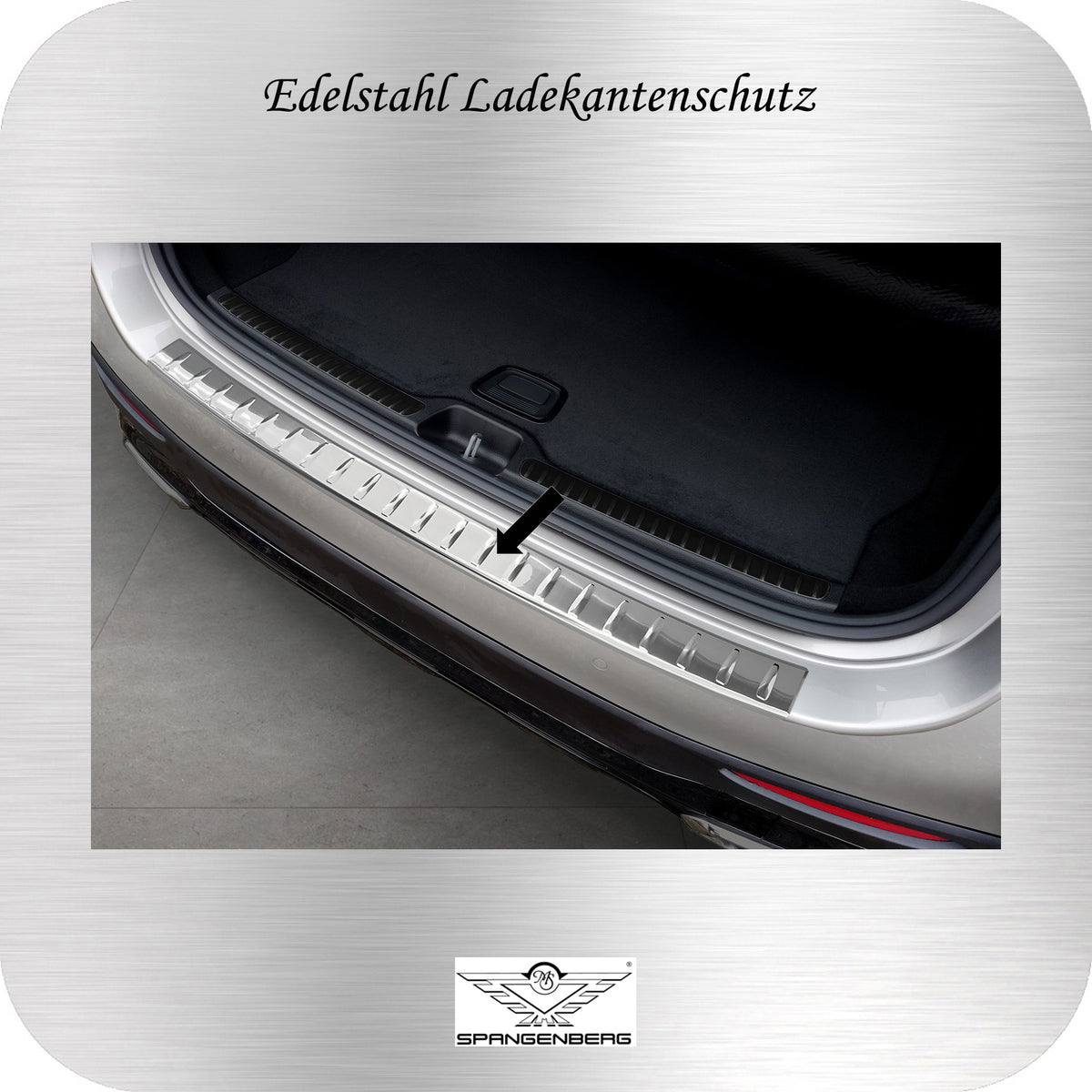 Ladekantenschutz Edelstahl für Mercedes GLC II Typ X254 SUV ab 06.2022- 3235806 a