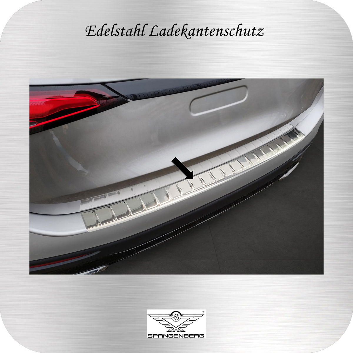 Ladekantenschutz Edelstahl für Mercedes GLC II Typ X254 SUV ab 06.2022- 3235806 c