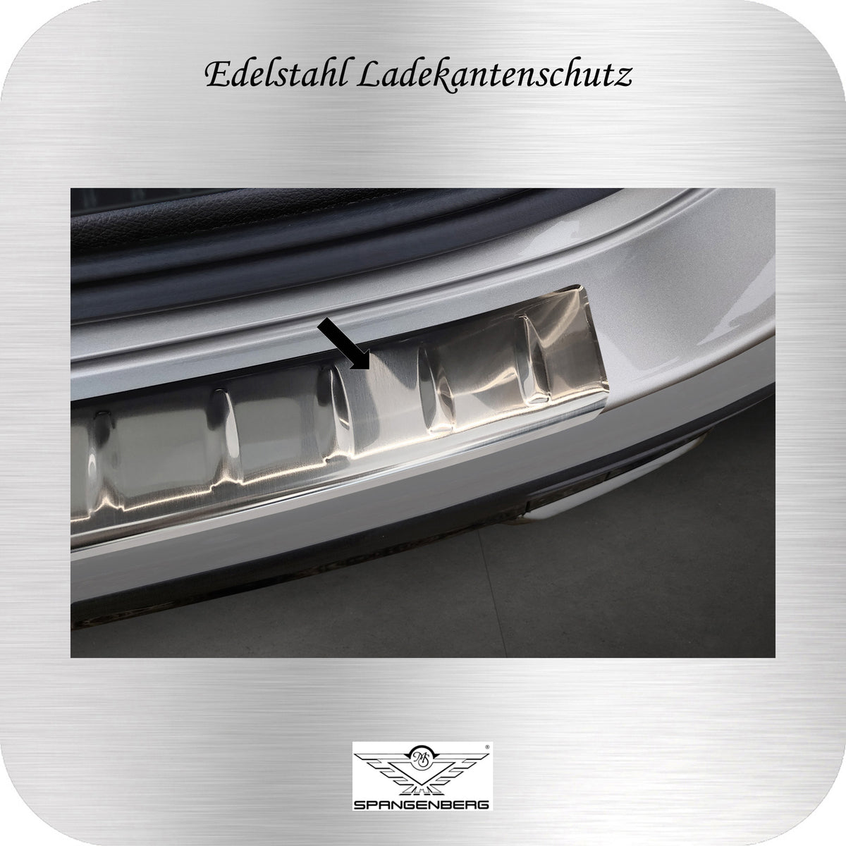 Ladekantenschutz Edelstahl für Mercedes GLC II Typ X254 SUV ab 06.2022- 3235806 d