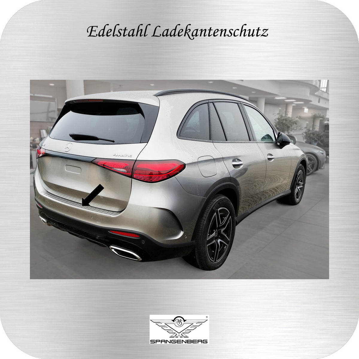 Ladekantenschutz Edelstahl für Mercedes GLC II Typ X254 SUV ab 06.2022- 3235806 g