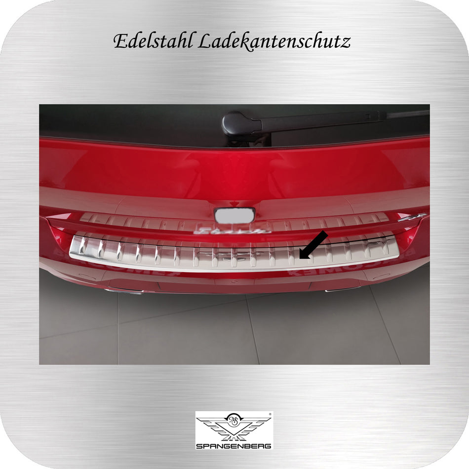 Ladekantenschutz Edelstahl silber für Seat Ibiza V 5-Türer Mopf 04.2021- 3235837 b
