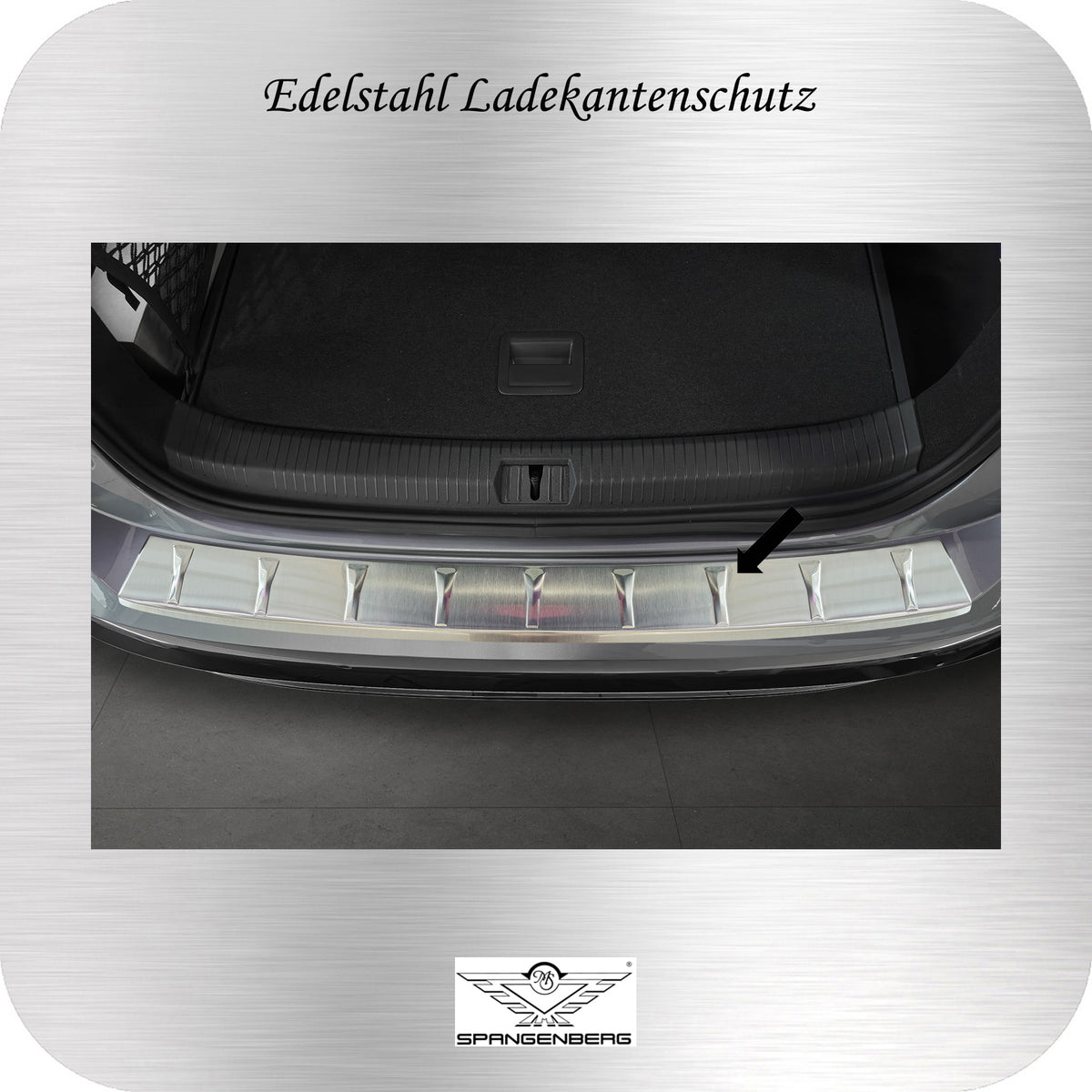 Ladekantenschutz Edelstahl silber für VW ID.7 Tourer ab Baujahr 06.2024- 3235839 a