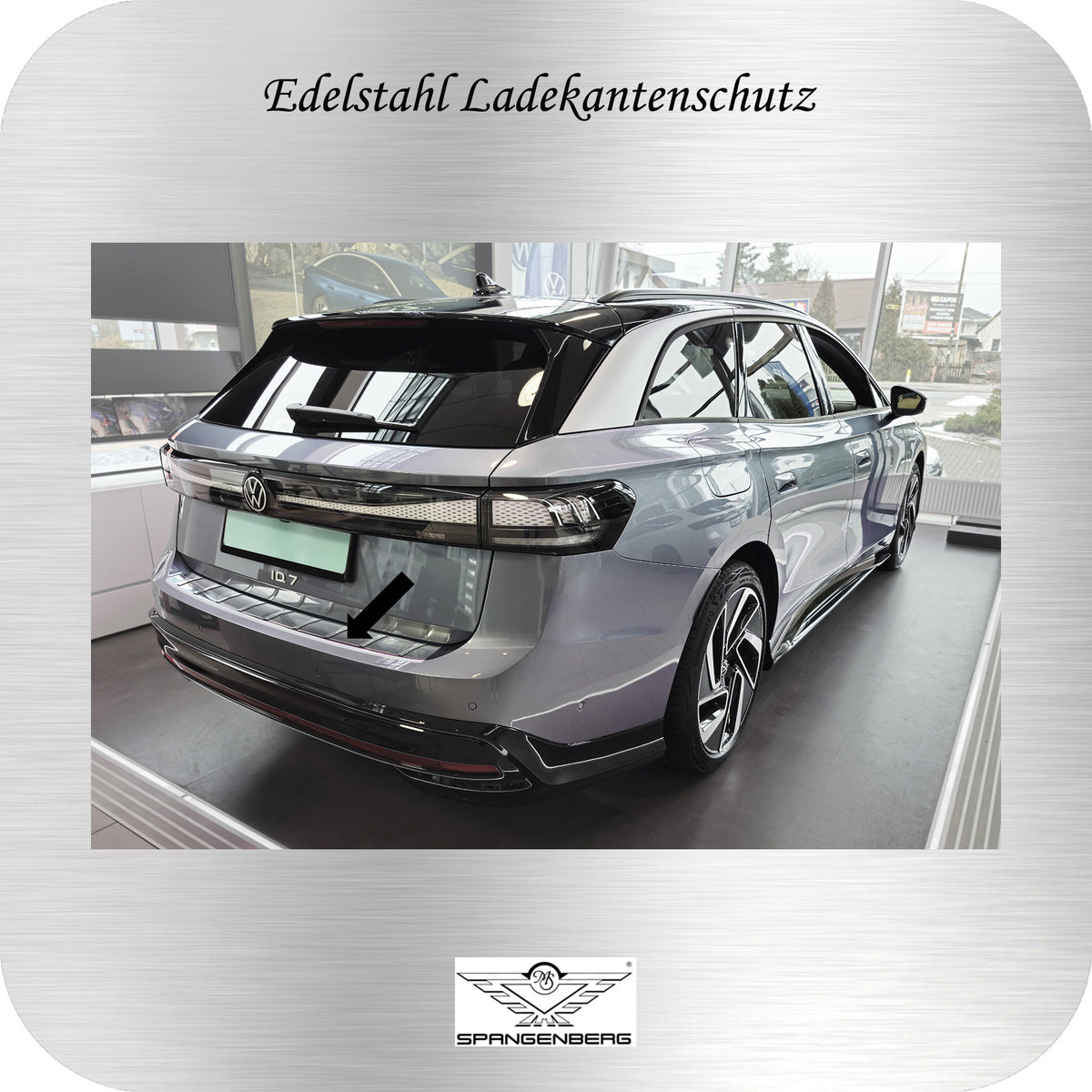 Ladekantenschutz Edelstahl silber für VW ID.7 Tourer ab Baujahr 06.2024- 3235839 g