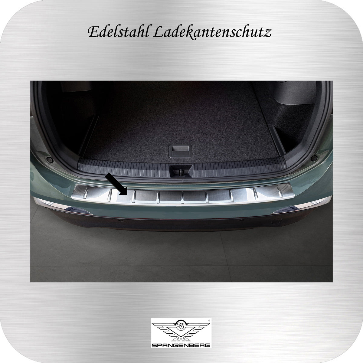 Ladekantenschutz Edelstahl silber für Volkswagen VW Tiguan III 11.2023- 3235853 c