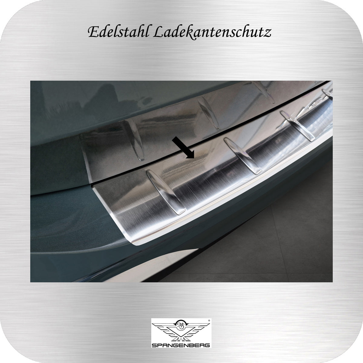 Ladekantenschutz Edelstahl silber für Volkswagen VW Tiguan III 11.2023- 3235853 e