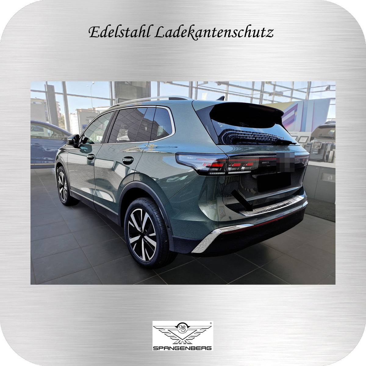Ladekantenschutz Edelstahl silber für Volkswagen VW Tiguan III 11.2023- 3235853 h
