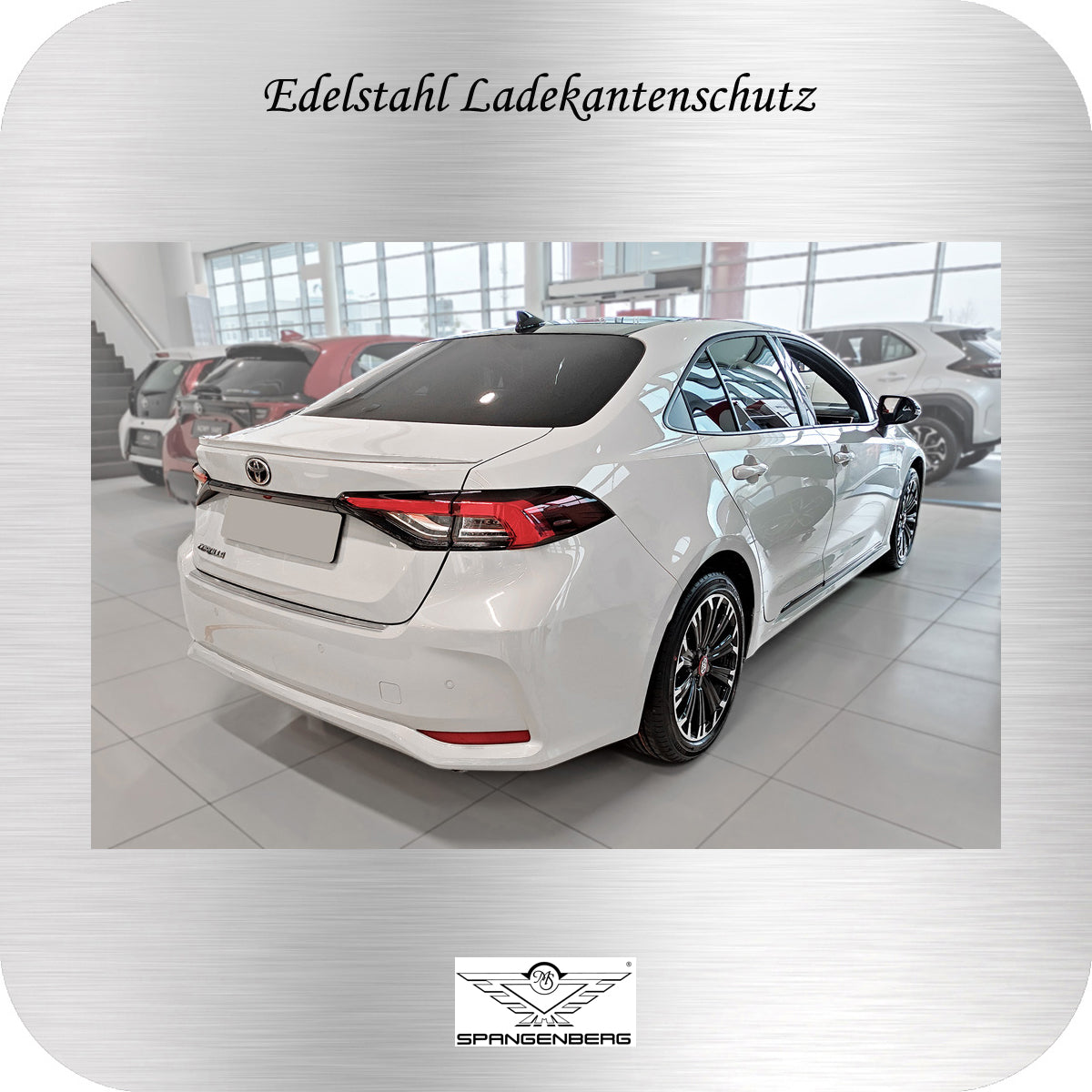 Ladekantenschutz Edelstahl für Toyota Corolla XII Limousine ab 01.2019- 3235860 h