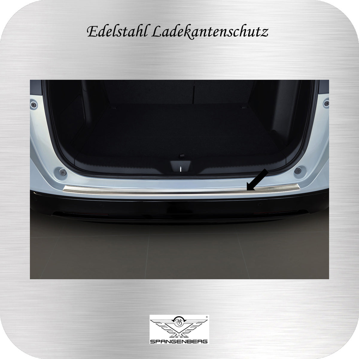 Ladekantenschutz Edelstahl silber für Honda HR-V III 3.Gen. ab 09.2021- 3235869b