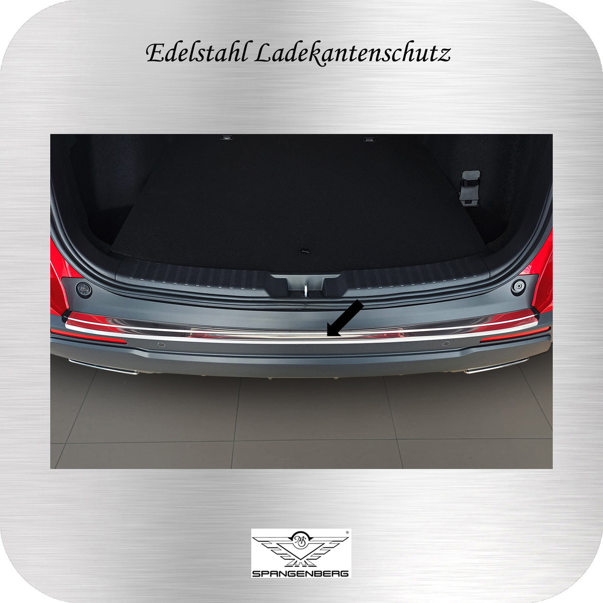 Ladekantenschutz Edelstahl silber für Honda CR-V VI 6.Generation 8.2023- 3235870a