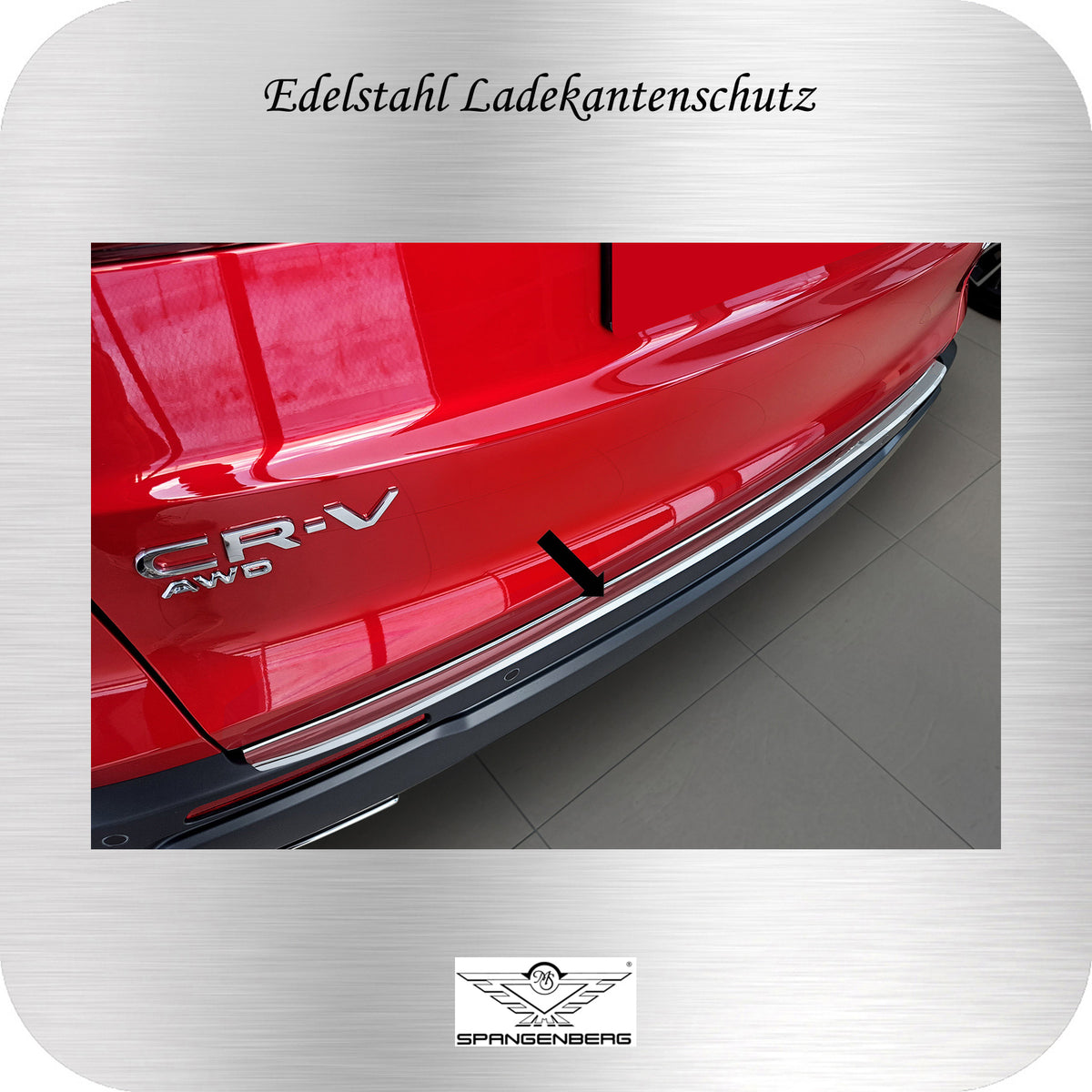 Ladekantenschutz Edelstahl silber für Honda CR-V VI 6.Generation 8.2023- 3235870b