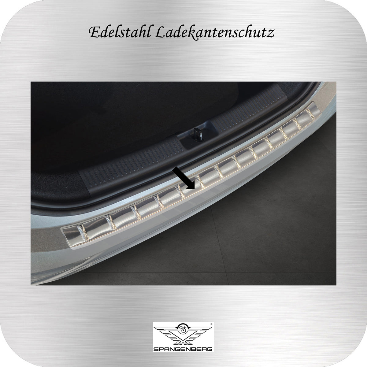 Ladekantenschutz Edelstahl silber für MG 3 III 3.Generation ab 05.2024- 3235877a