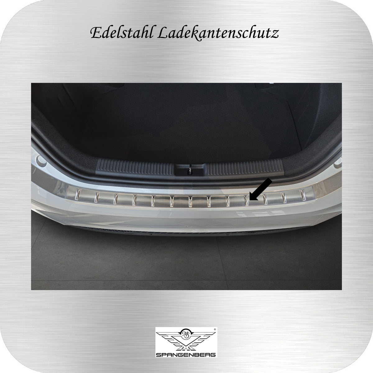 Ladekantenschutz Edelstahl silber für MG 3 III 3.Generation ab 05.2024- 3235877b