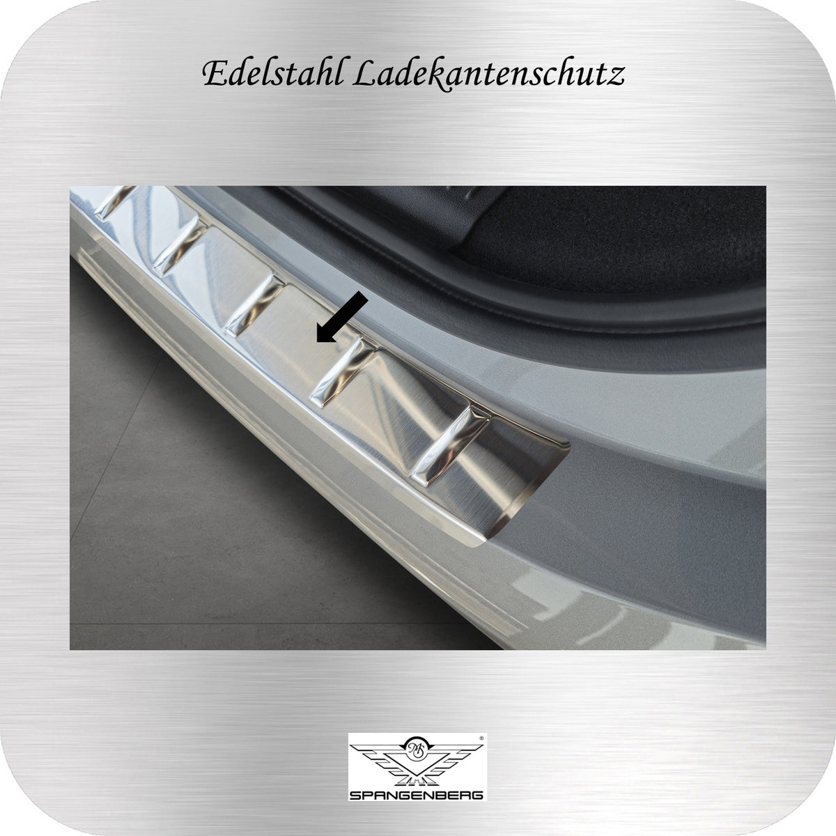 Ladekantenschutz Edelstahl silber für MG 3 III 3.Generation ab 05.2024- 3235877d