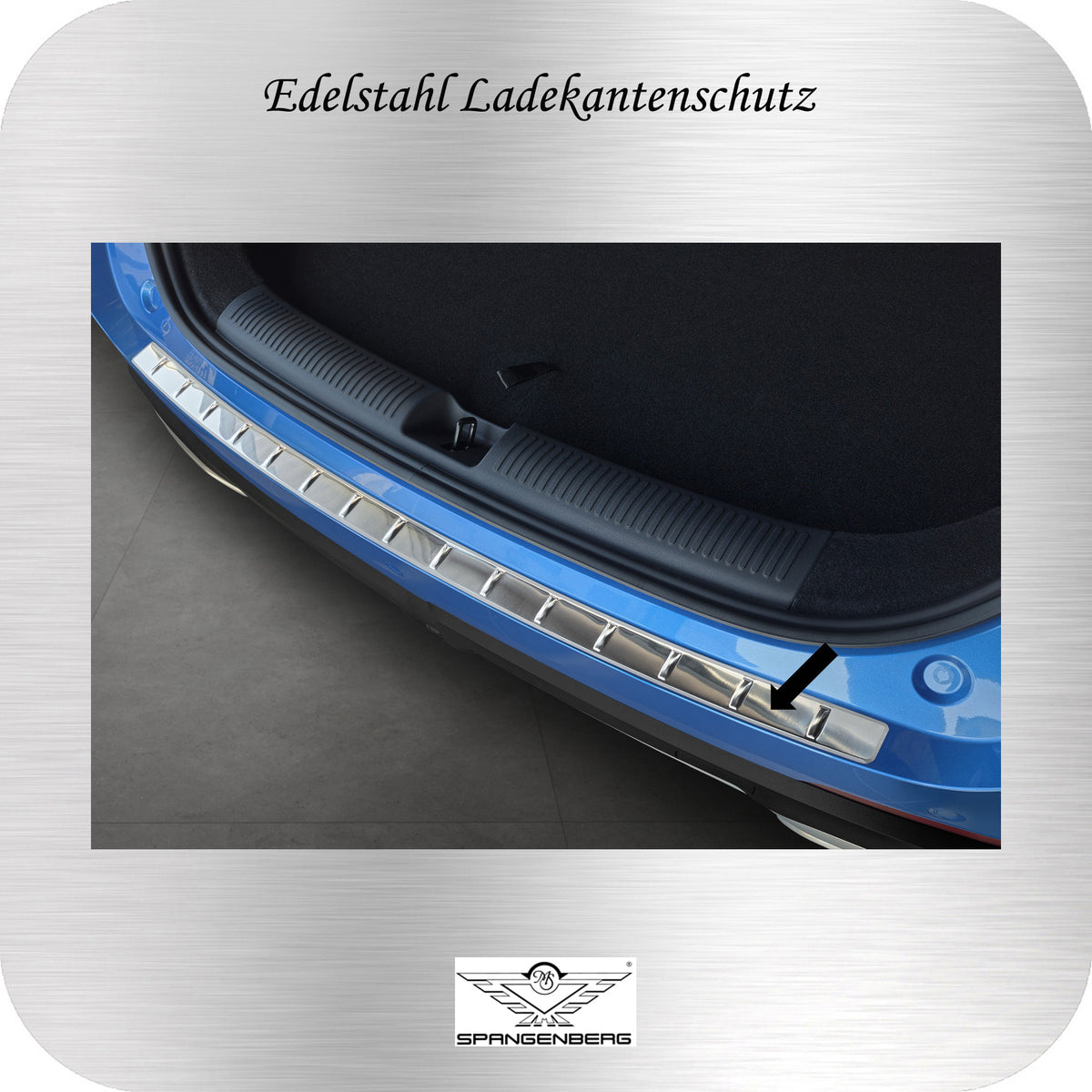 Ladekantenschutz Edelstahl silber für MG ZS II 2.Generation ab 09.2024- 3235878a
