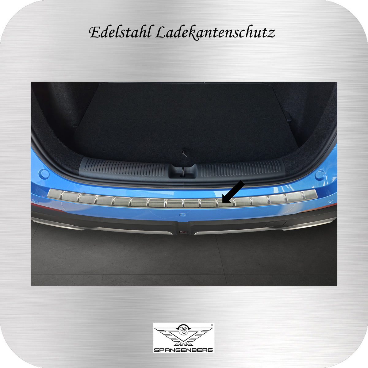 Ladekantenschutz Edelstahl silber für MG ZS II 2.Generation ab 09.2024- 3235878b