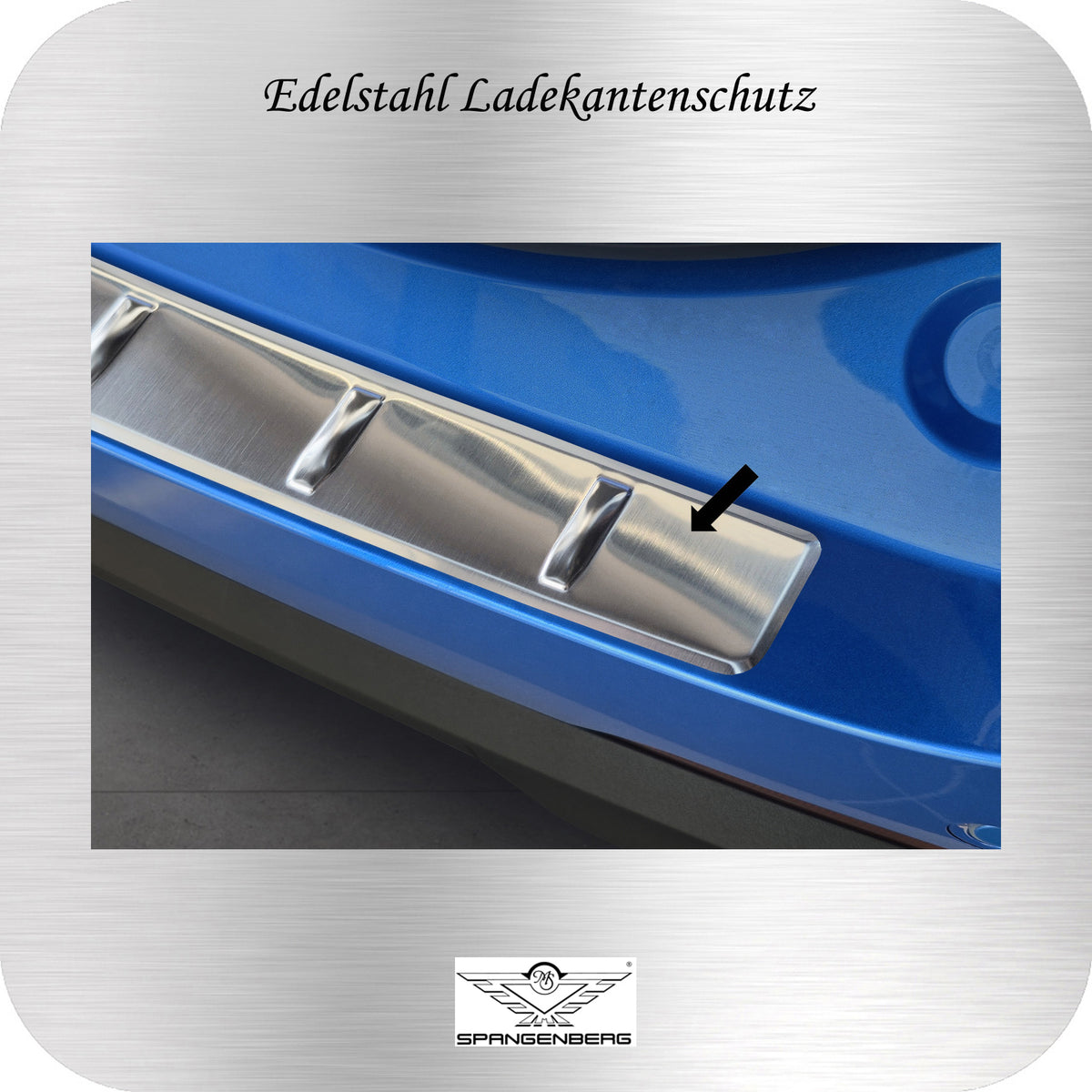 Ladekantenschutz Edelstahl silber für MG ZS II 2.Generation ab 09.2024- 3235878d