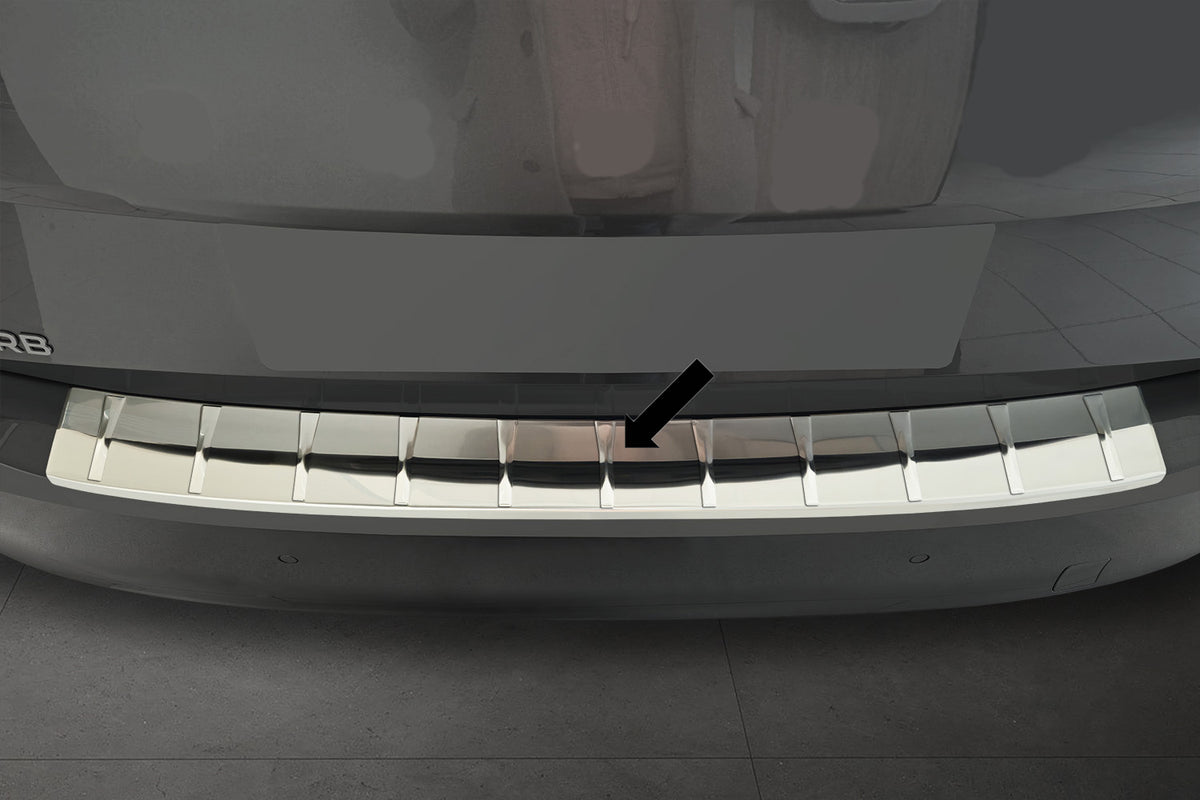 Ladekantenschutz Edelstahl silber für Skoda Superb IV Liftback 11.2023- 3235884b