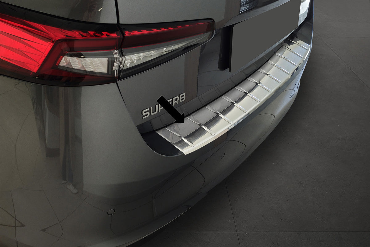 Ladekantenschutz Edelstahl silber für Skoda Superb IV Liftback 11.2023- 3235884c