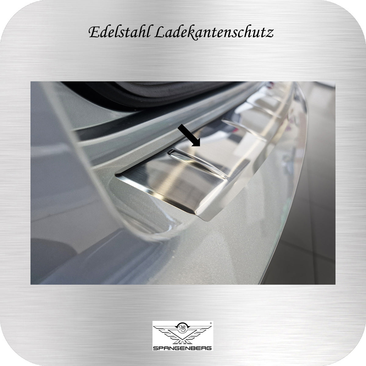 Ladekantenschutz Edelstahl silber für Skoda Kamiq SUV ab Facelift 08.23- 3235885c