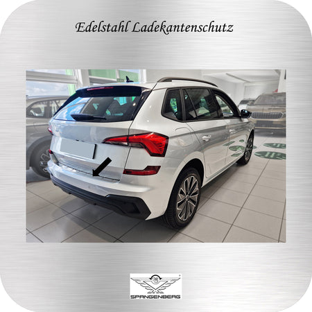 Ladekantenschutz Edelstahl silber für Skoda Kamiq SUV ab Facelift 08.23- 3235885f