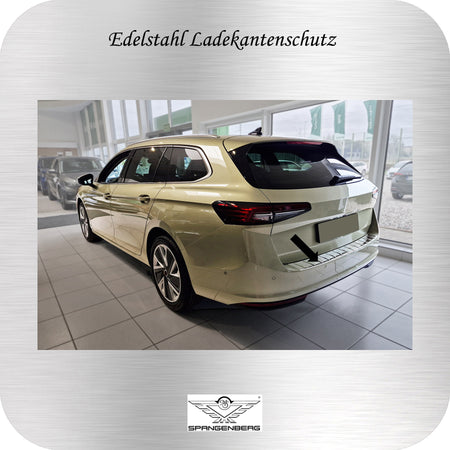 Ladekantenschutz Edelstahl silber für Skoda Superb IV Kombi 3Y 02.2024- 3235886g