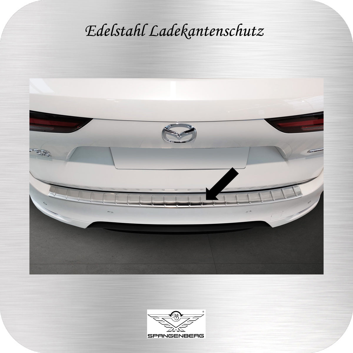 Ladekantenschutz Edelstahl passend für Mazda CX-60 ab Baujahr 03.2022- 3235890 b